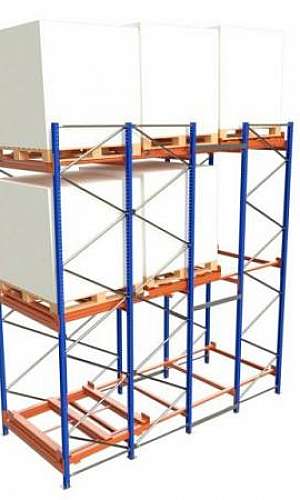 armazenagem push back armazenagem push back