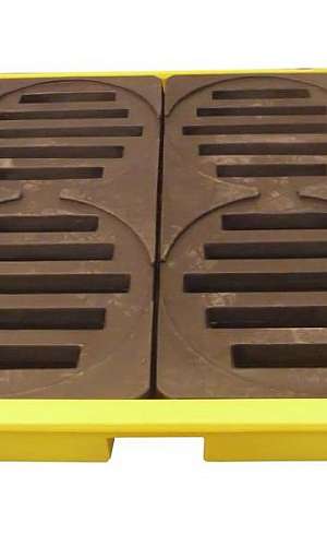 Palete de contenção em polietileno Palete de contenção em polietileno