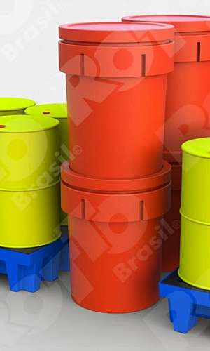 palete de contenção para 1 tambor palete de contenção para 1 tambor