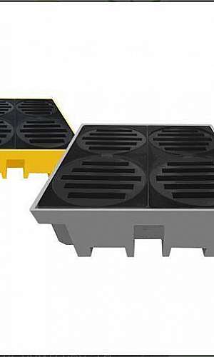 Pallet de contenção plástico Pallet de contenção plástico